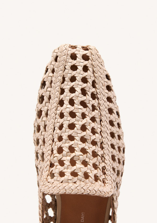 BRAIDED LEATHER LOAFERS GILEAD