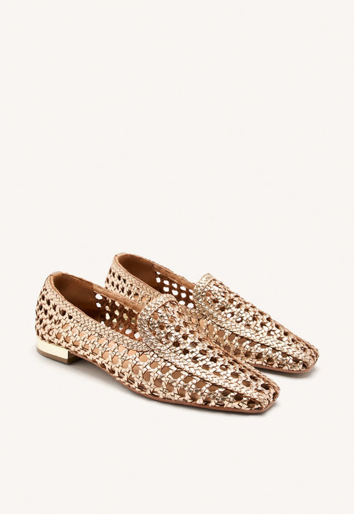 BRAIDED LEATHER LOAFERS GILEAD
