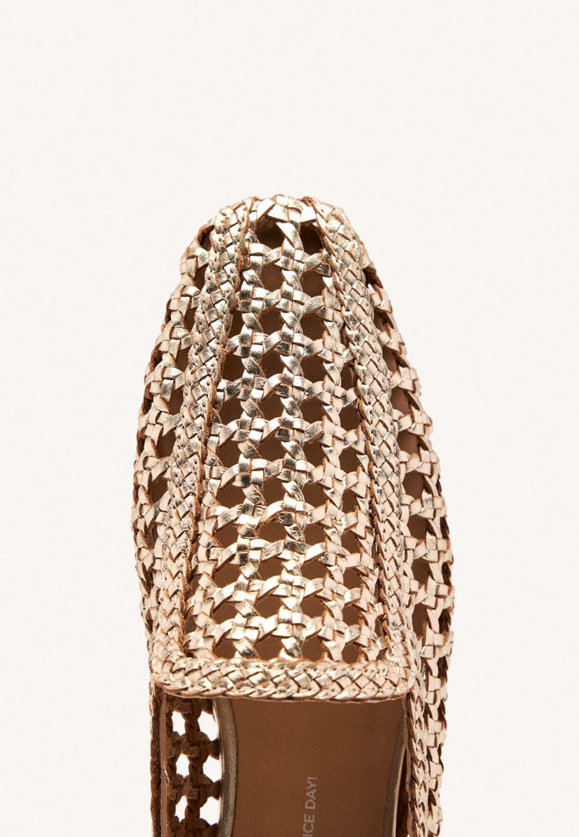 BRAIDED LEATHER LOAFERS GILEAD