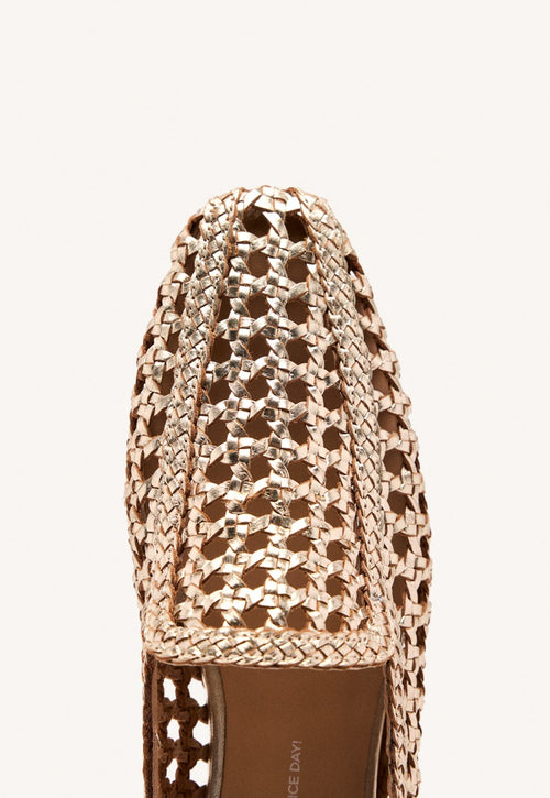 BRAIDED LEATHER LOAFERS GILEAD