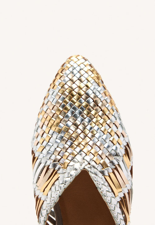 BABUCHAS PIEL TRENZADA LAGRANGE