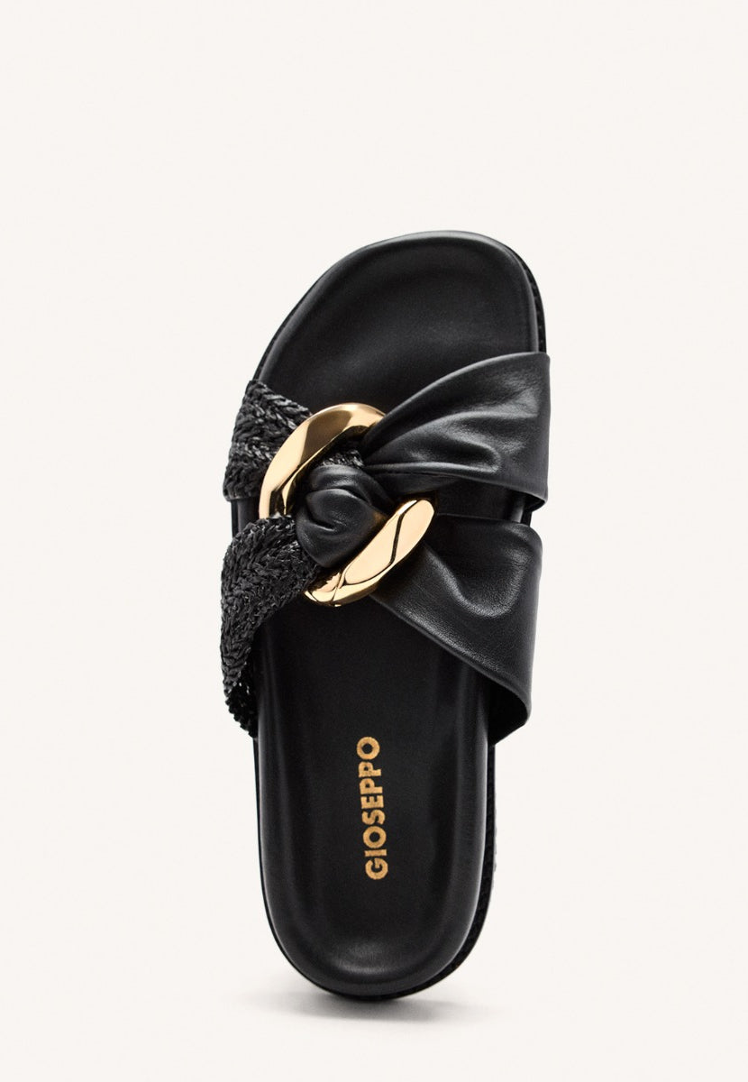 SANDALIAS PIEL Y RAFIA TISBURY