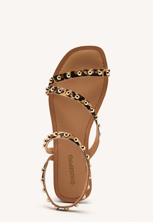 SANDALIAS PIEL LEOPARDO OGEMA