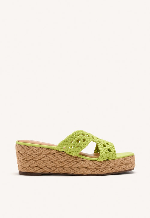 SANDALIAS PIEL TRENZADA Y CUÑA YUTE BRIMFIELD