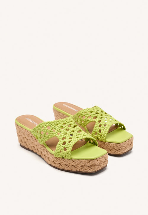 SANDALIAS PIEL TRENZADA Y CUÑA YUTE BRIMFIELD