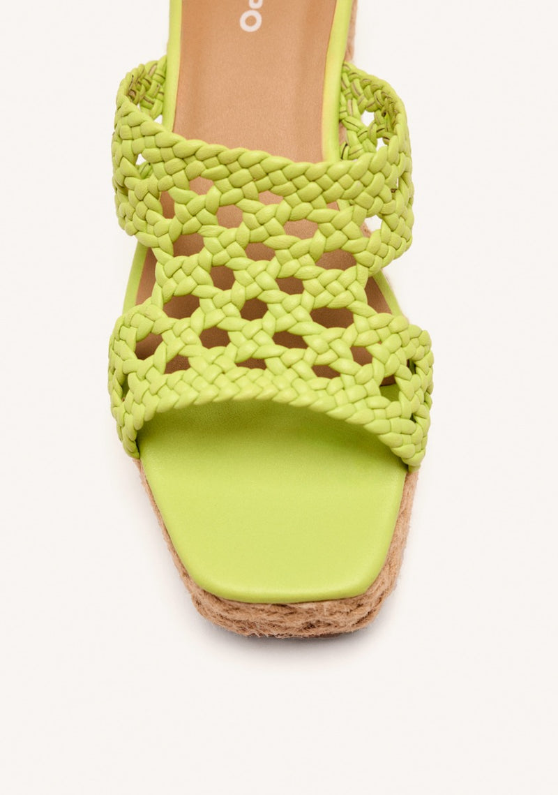 SANDALIAS PIEL TRENZADA Y CUÑA YUTE BRIMFIELD