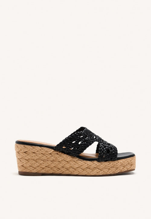 SANDALIAS PIEL TRENZADA Y CUÑA YUTE BRIMFIELD