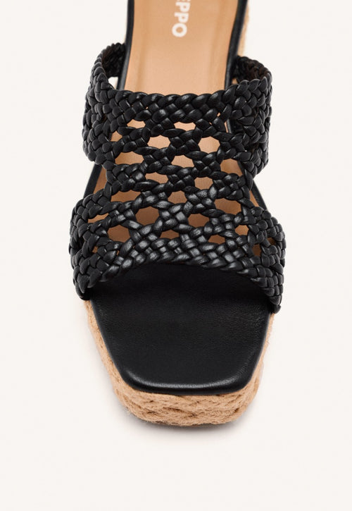 SANDALIAS PIEL TRENZADA Y CUÑA YUTE BRIMFIELD