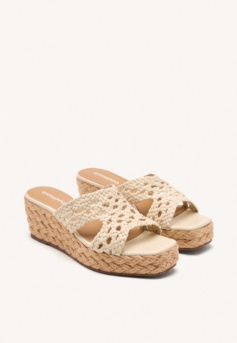 SANDALIAS PIEL TRENZADA Y CUÑA YUTE BRIMFIELD