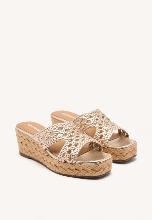 SANDALIAS PIEL TRENZADA Y CUÑA YUTE BRIMFIELD