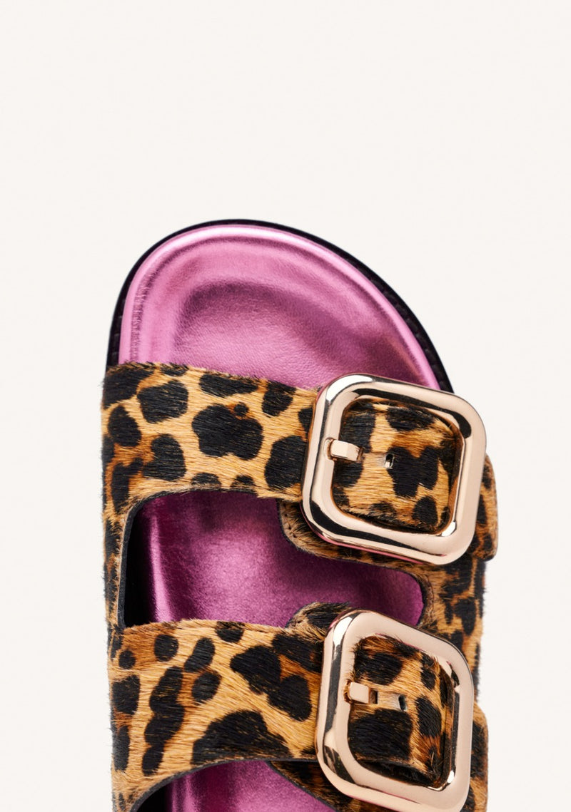 SANDALIAS PIEL LEOPARDO MIFFLIN