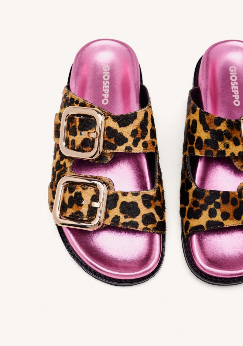 SANDALIAS PIEL LEOPARDO MIFFLIN