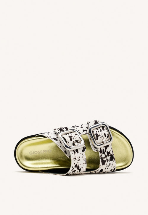 SANDALI PELLE STAMPA VACA MIFFLIN