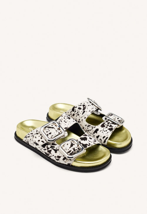 SANDALI PELLE STAMPA VACA MIFFLIN