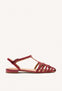 BRAIDED LEATHER CRAB SANDALS DIGHTON