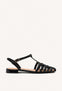 BRAIDED LEATHER CRAB SANDALS DIGHTON