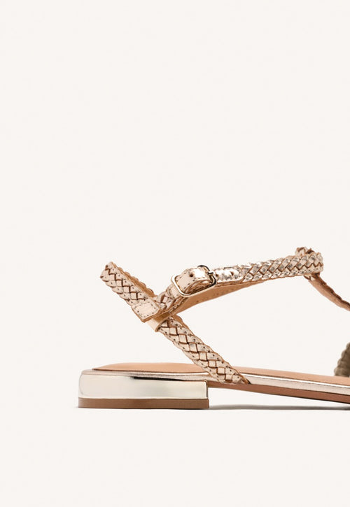 SANDALIAS CANGREJERAS PIEL TRENZADA DIGHTON