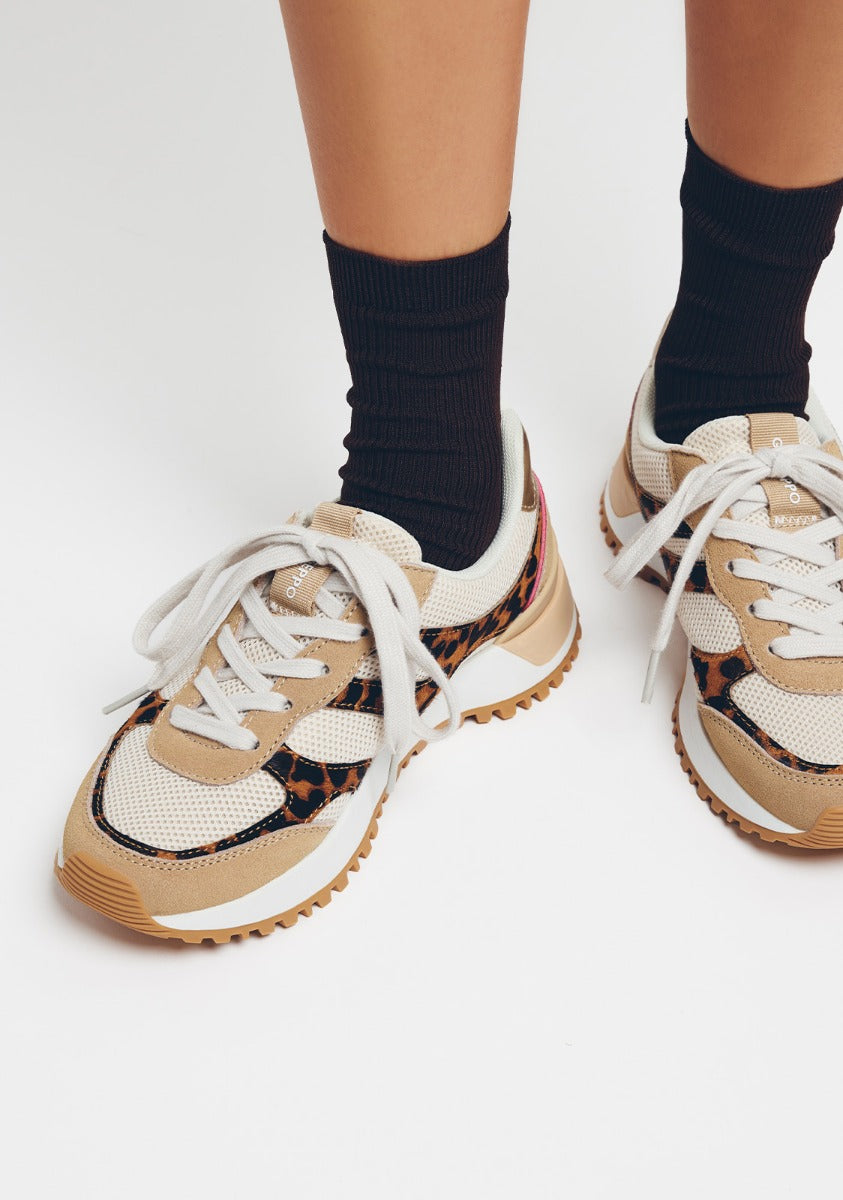 SCARPE DA GINNASTICA LEOPARDATE MADBURY