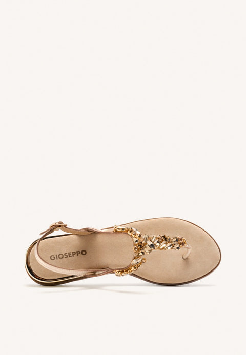 SANDALIAS PEDRERÍA PIEL MAYNARD