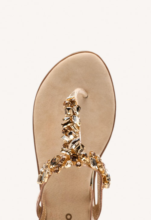 SANDALI PELLE STRASS MAYNARD