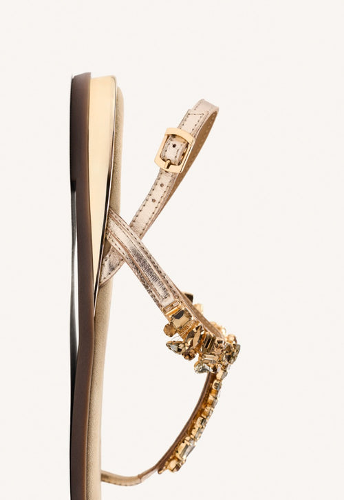 SANDALI PELLE STRASS MAYNARD