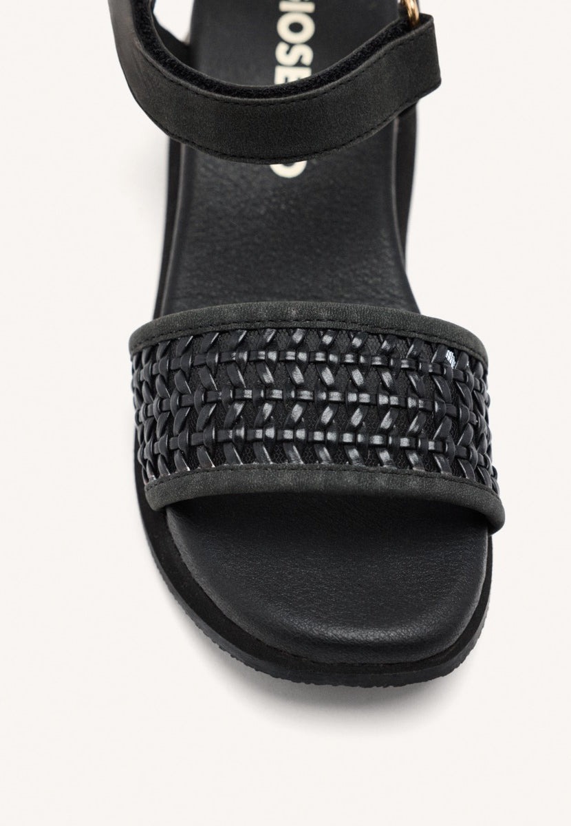 SANDALIAS DEPORTIVAS TRENZADO CUÑA OJIBWA
