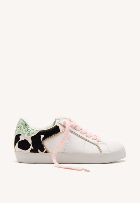 SNEAKERS PELLE STAMPA MUCCA E ZEPPA GILFORD