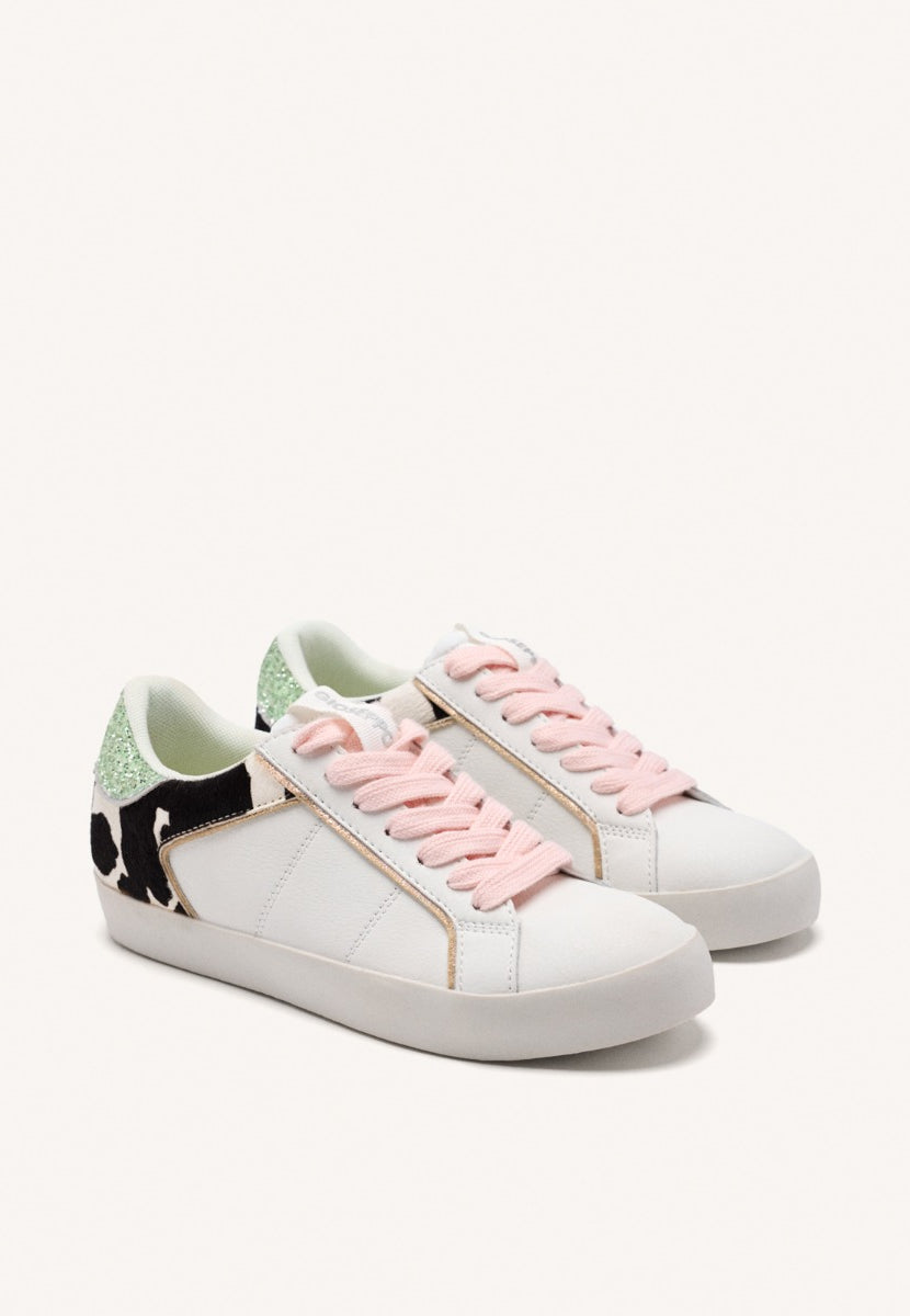 SNEAKERS PELLE STAMPA MUCCA E ZEPPA GILFORD