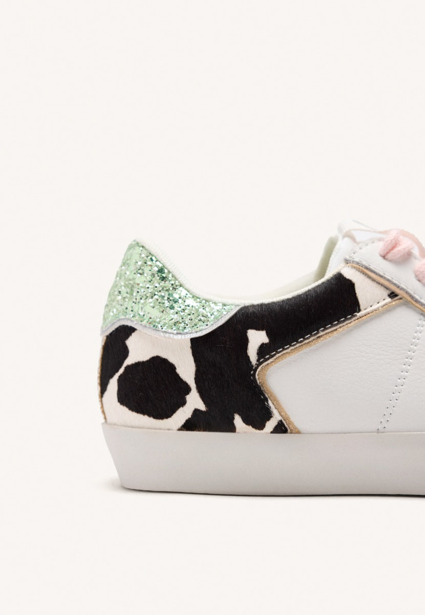 SNEAKERS PELLE STAMPA MUCCA E ZEPPA GILFORD