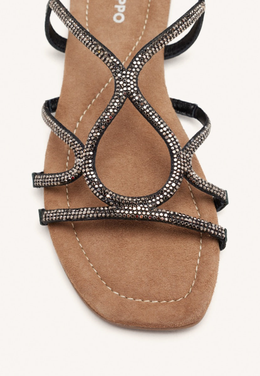 SANDALIAS PIEL PEDRERÍA GILMANTON