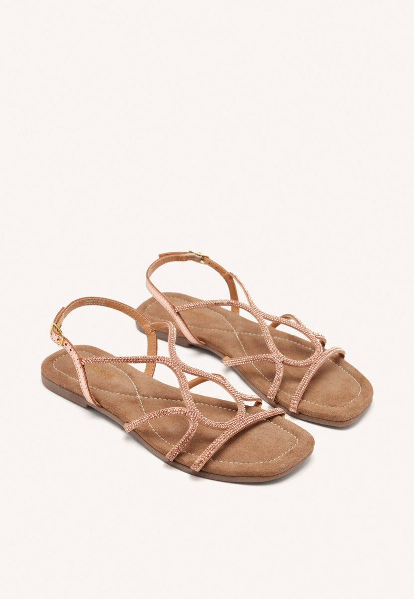 SANDALIAS PIEL PEDRERÍA GILMANTON