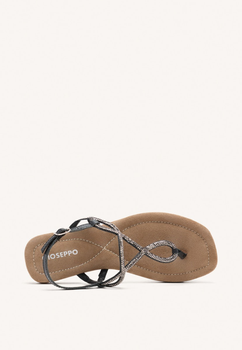 SANDALIAS PIEL PEDRERÍA KINGFIELD
