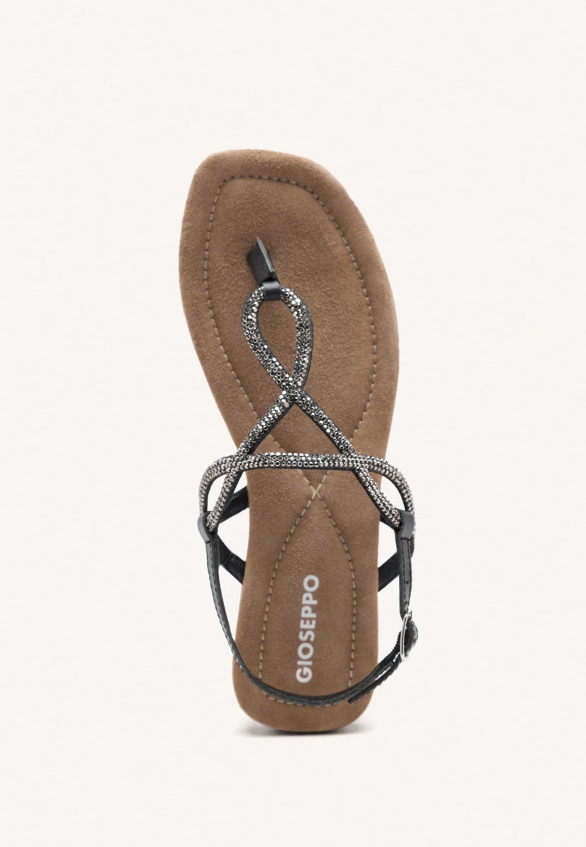 SANDALIAS PIEL PEDRERÍA KINGFIELD