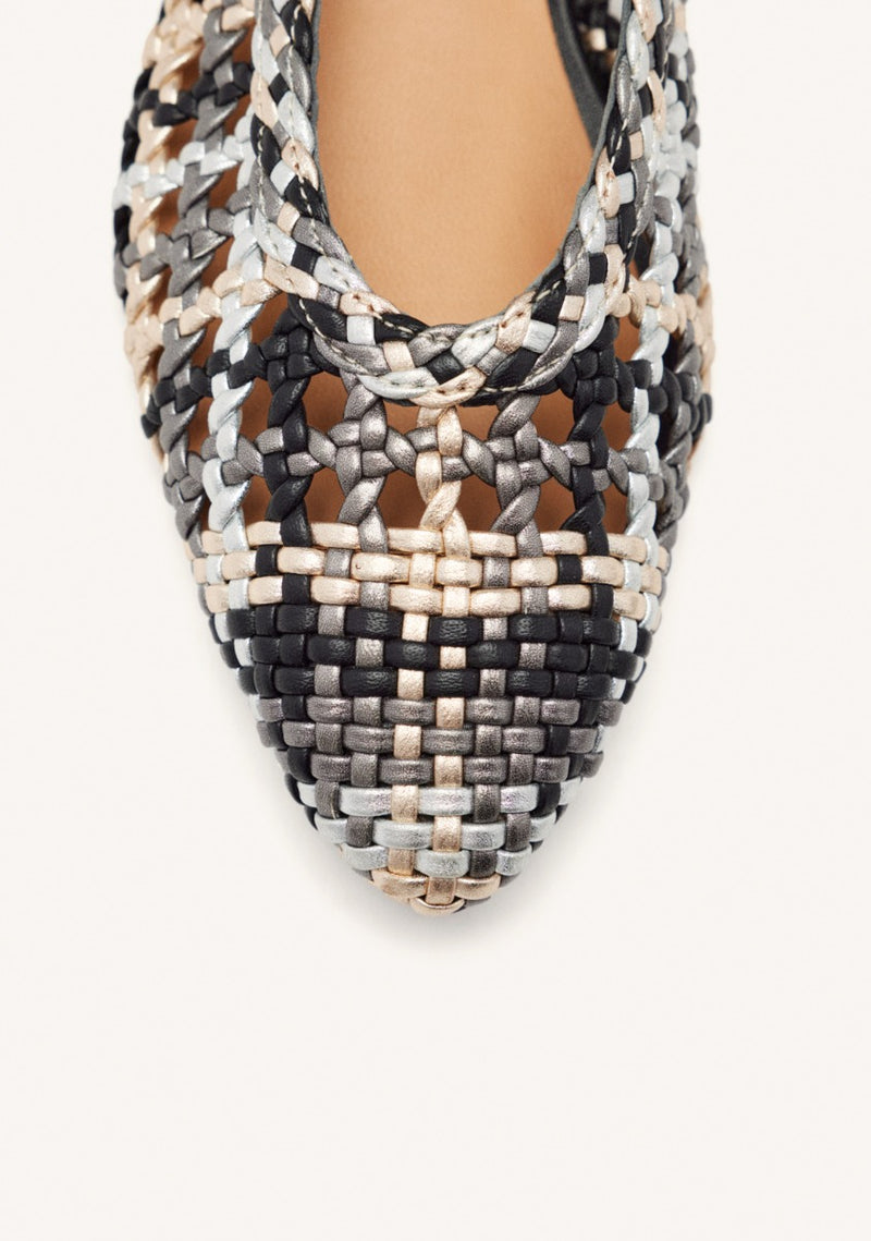 BALLERINES CUIR TRESSÉ WESTERLY