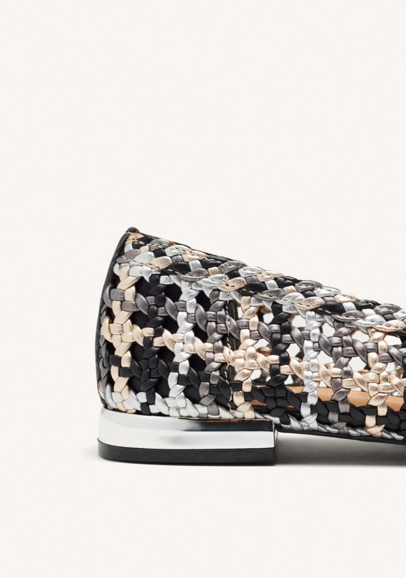 BALLERINES CUIR TRESSÉ WESTERLY