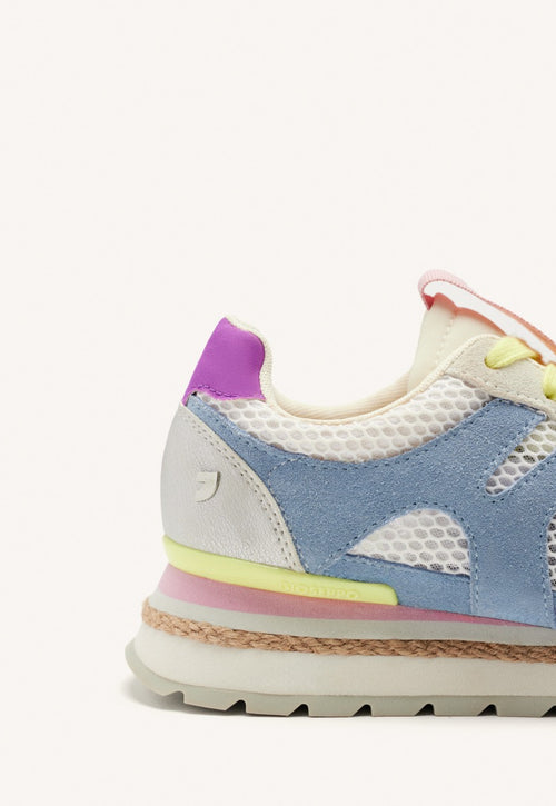 ZAPATILLAS CUÑA PIEL Y REJILLA EDDINGTON