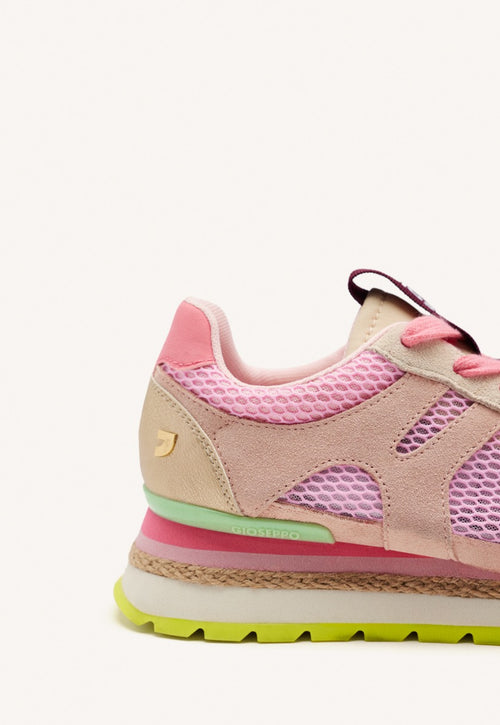 ZAPATILLAS CUÑA PIEL Y REJILLA EDDINGTON