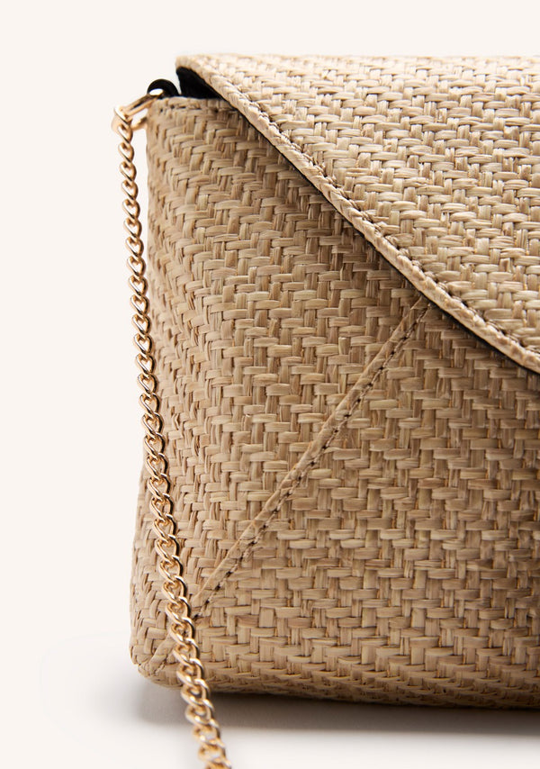 RAFFIA FRINGE CROSSBODY BAG TRUMBULL