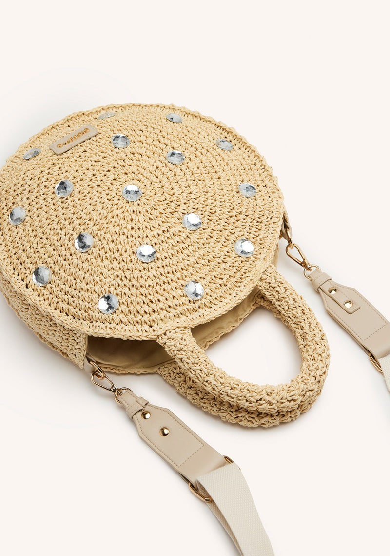 SAC BANDOULIÈRE EN RAPHIA BIJOU MUSCODA