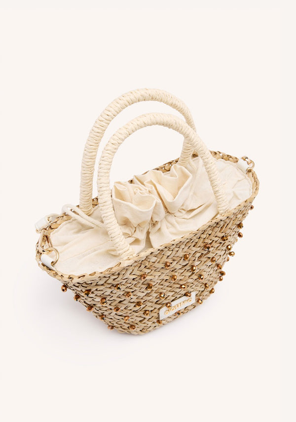 MINI PANIER VÉGÉTALE PERLES JAFFREY