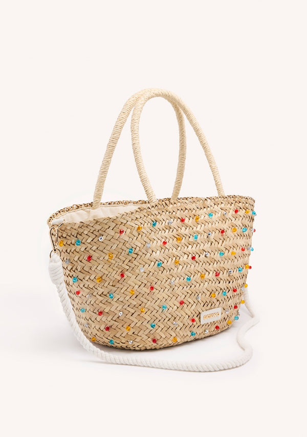 VEGETABLE STRAW BAG BEADS HOWLAND
