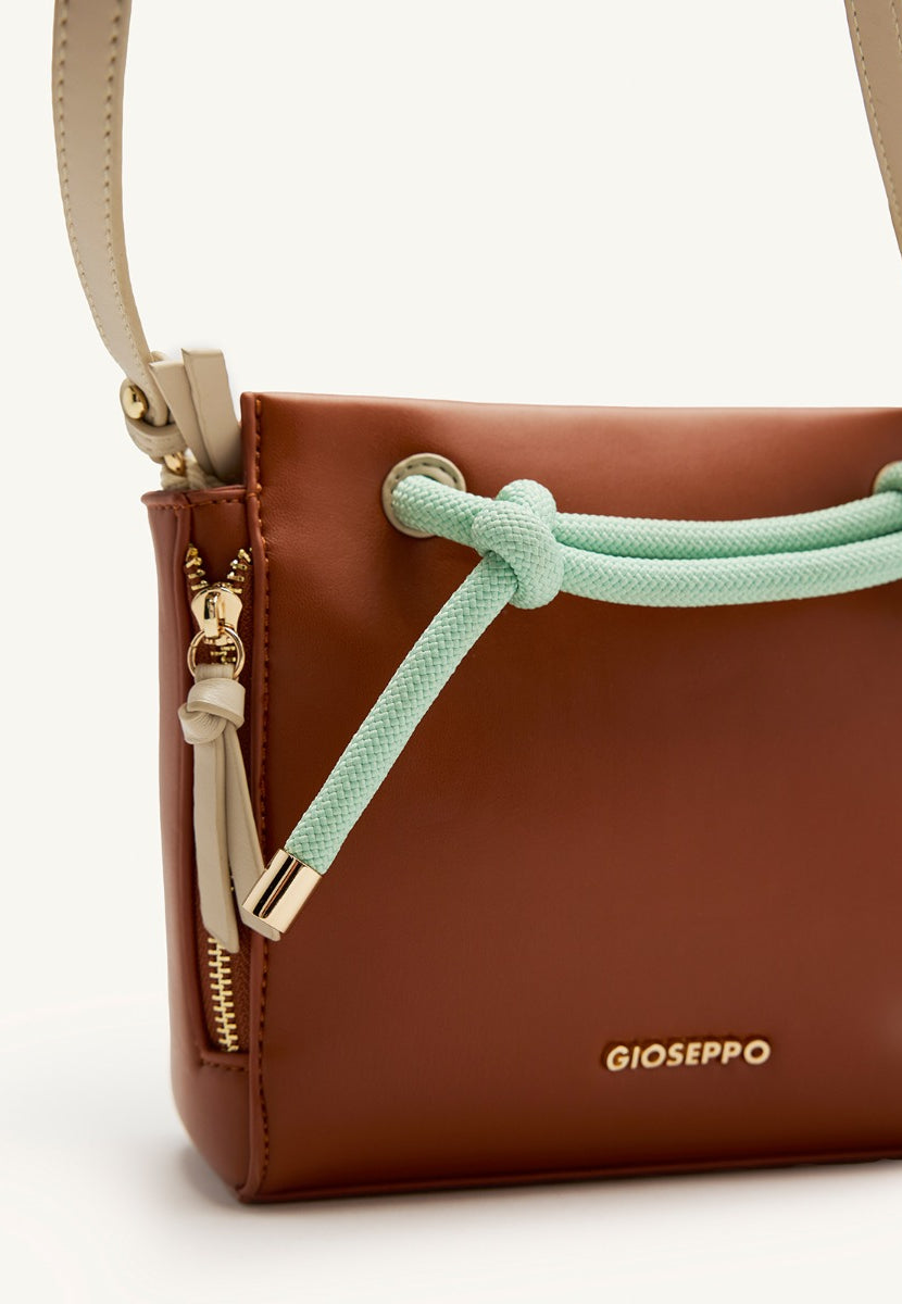 BOLSA TIRACOLO COM CORDÃO BURNHAM