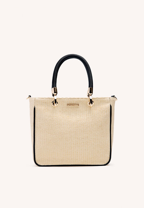 RAFFIA TOTE BAG VEAZIE