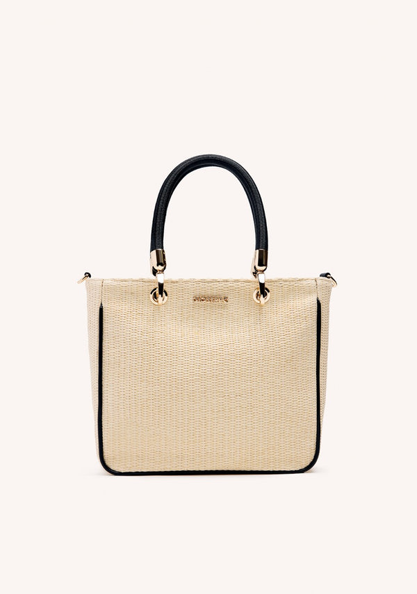 RAFFIA TOTE BAG VEAZIE