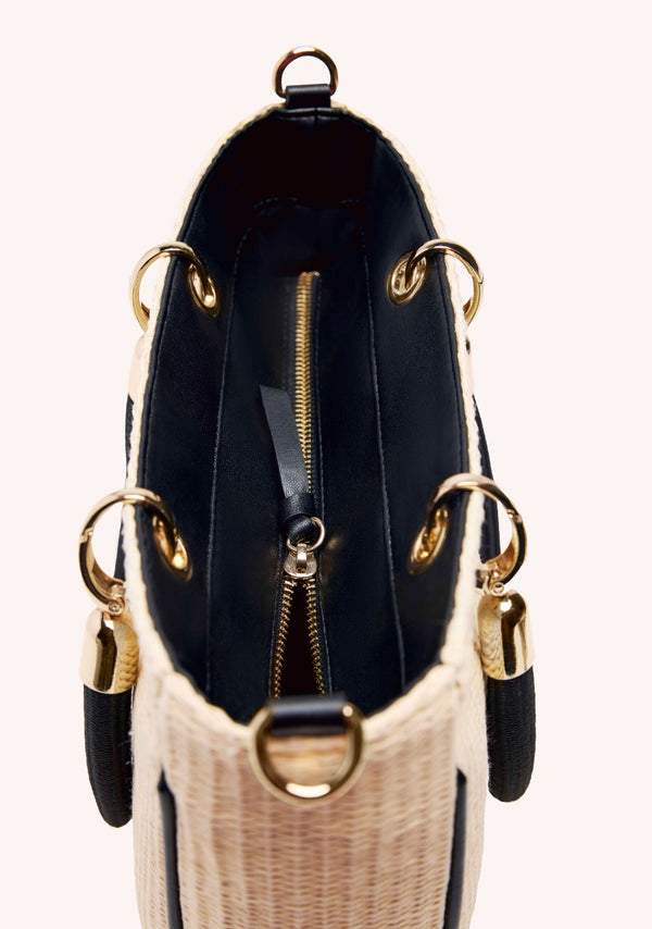 RAFFIA TOTE BAG VEAZIE