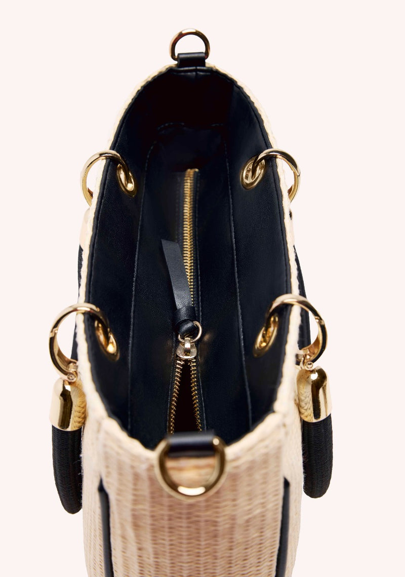 RAFFIA TOTE BAG VEAZIE