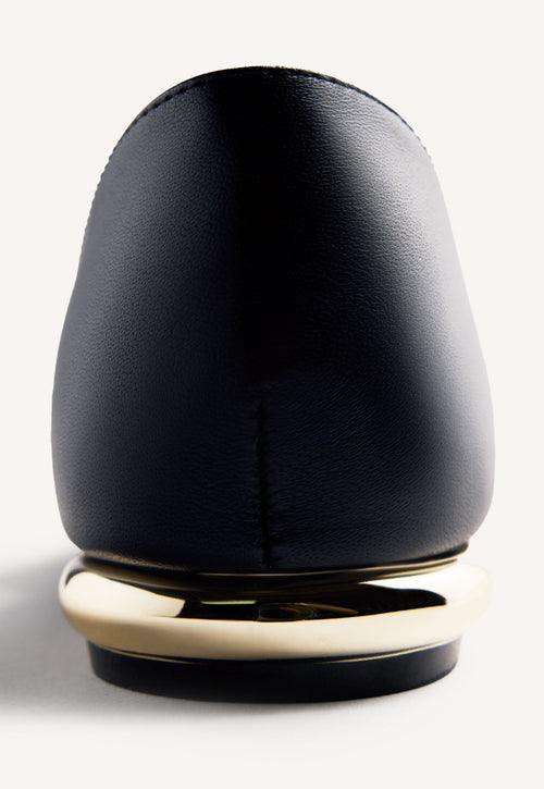 EYELET LEATHER BALLET FLATS NIMROD