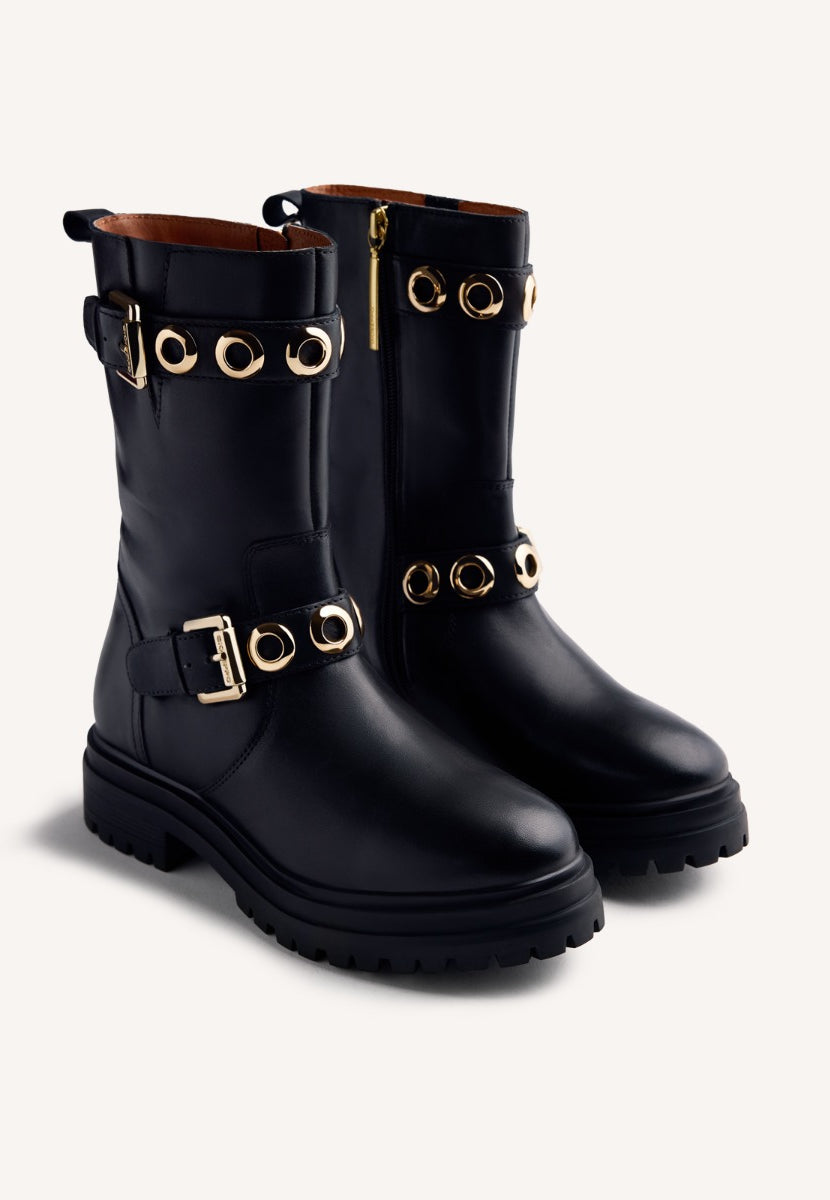 BOTAS BIKER PIEL OLLADOS BELLAIRE