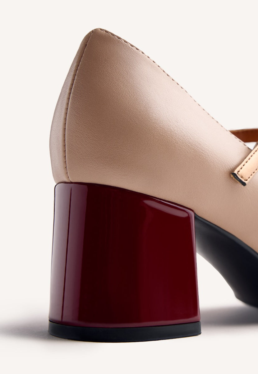 ZAPATOS MARY-JANE CONTRASTES OKLEE