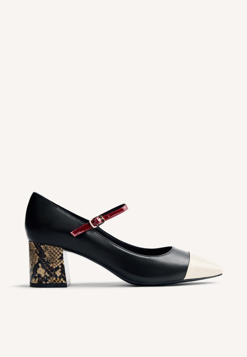 ZAPATOS MARY-JANE CONTRASTES OKLEE